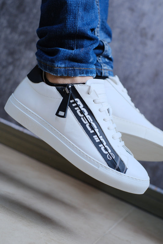 Tenis MOS Blancos Linea Negra