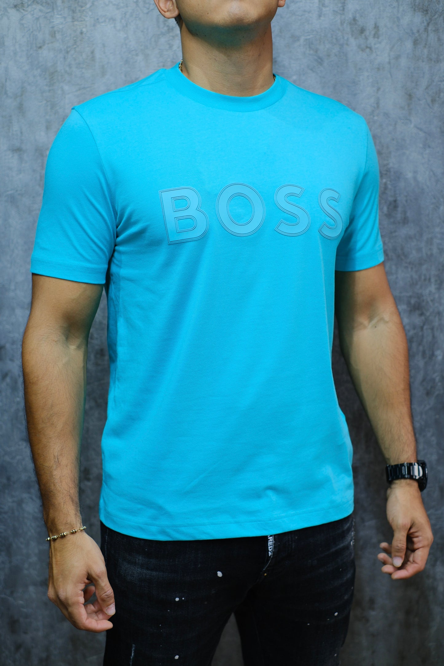 Camiseta HUG Azul Agua Marina