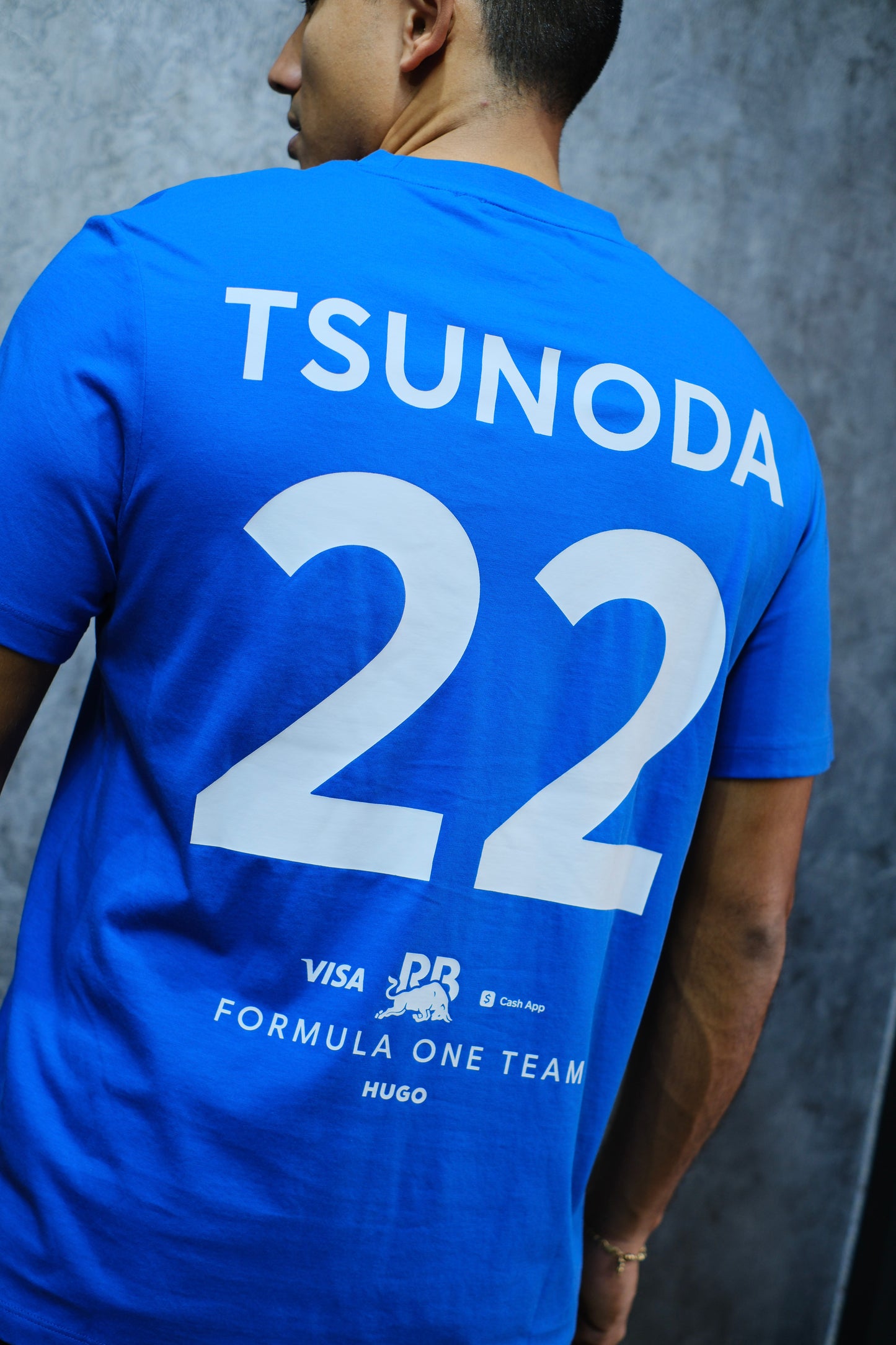 Camiseta HUG RB azul logo 22