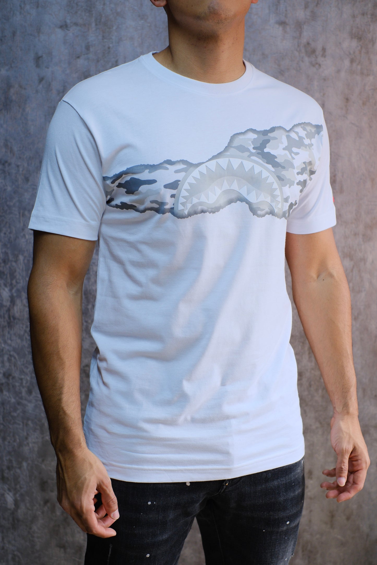 Camiseta SPR Blanca Logo Gris