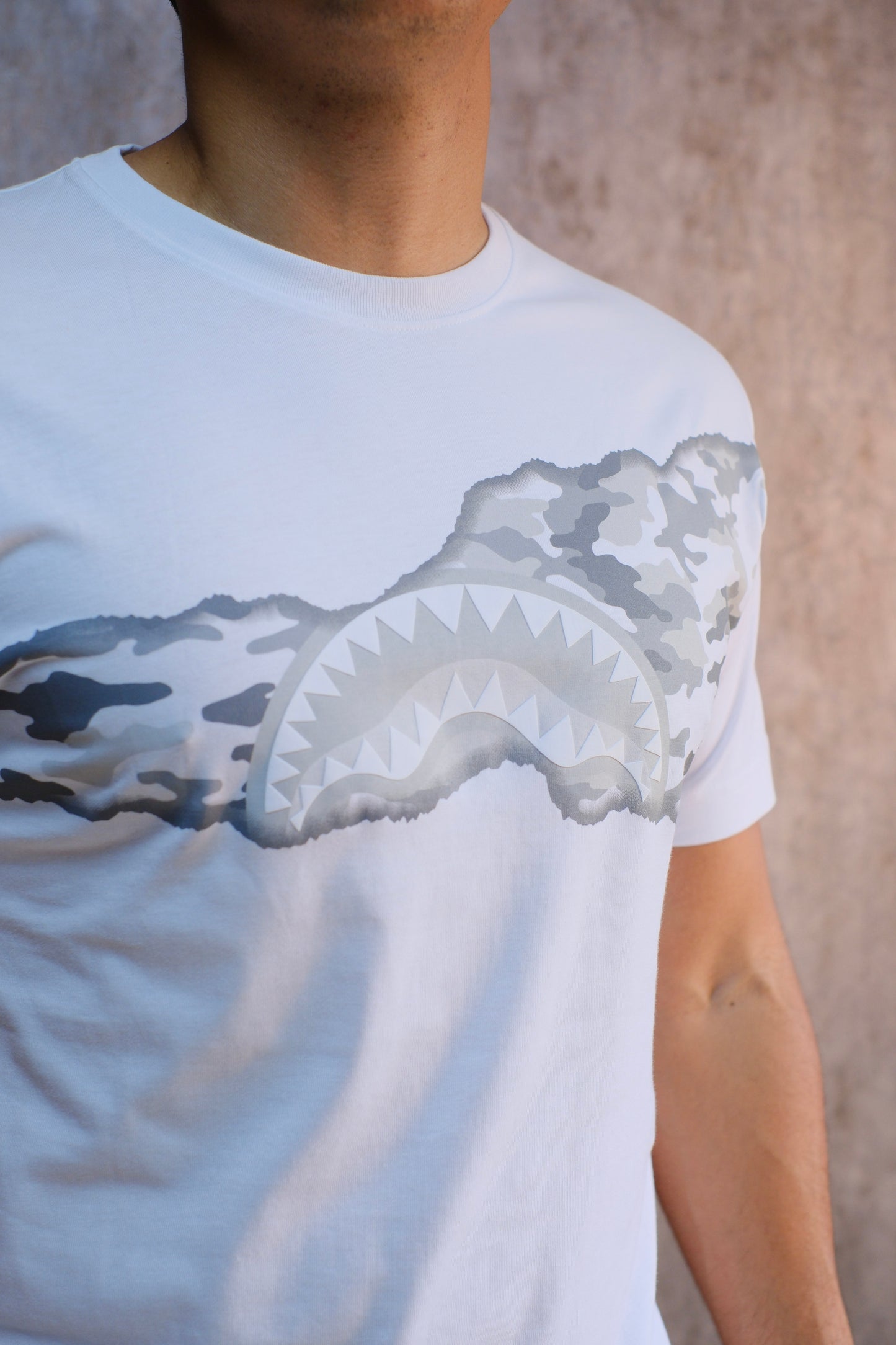 Camiseta SPR Blanca Logo Gris