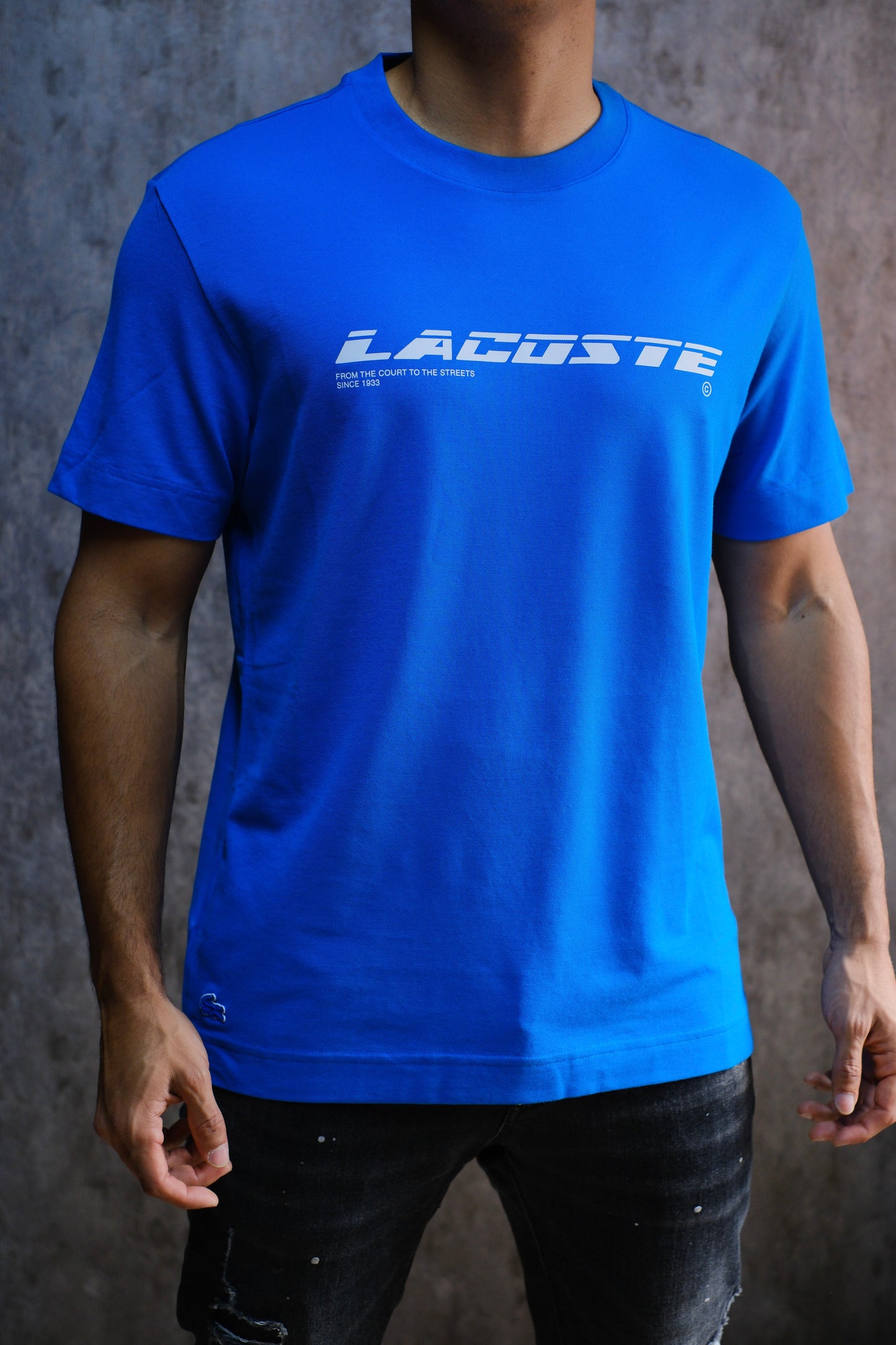 Camiseta LAC Azul Logo Blanco