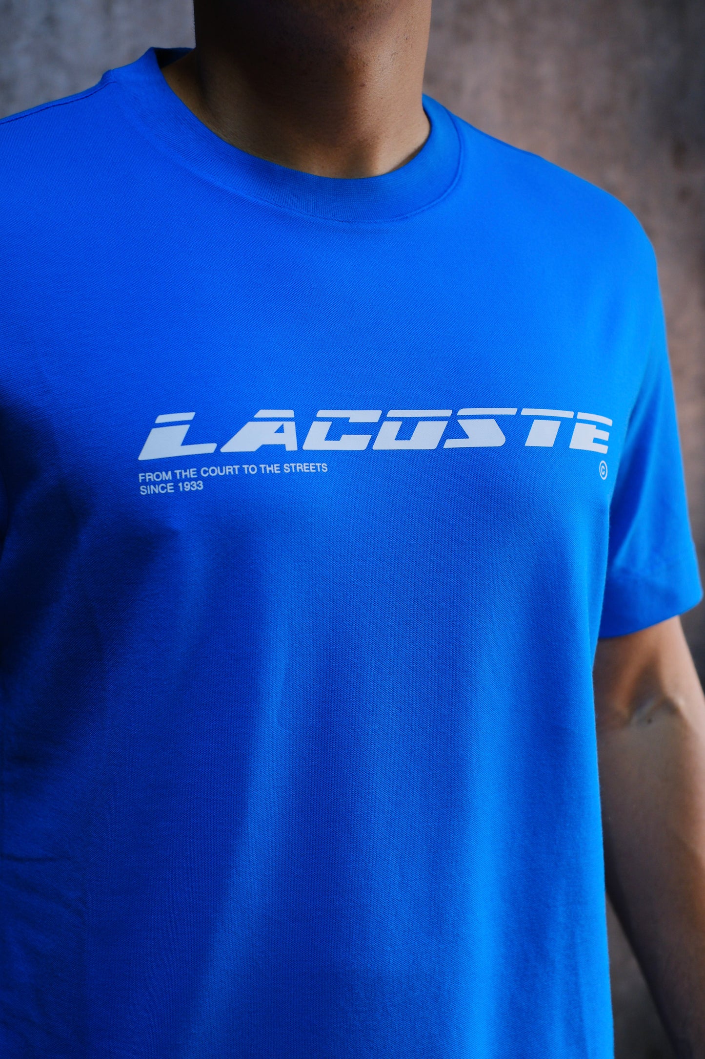 Camiseta LAC Azul Logo Blanco