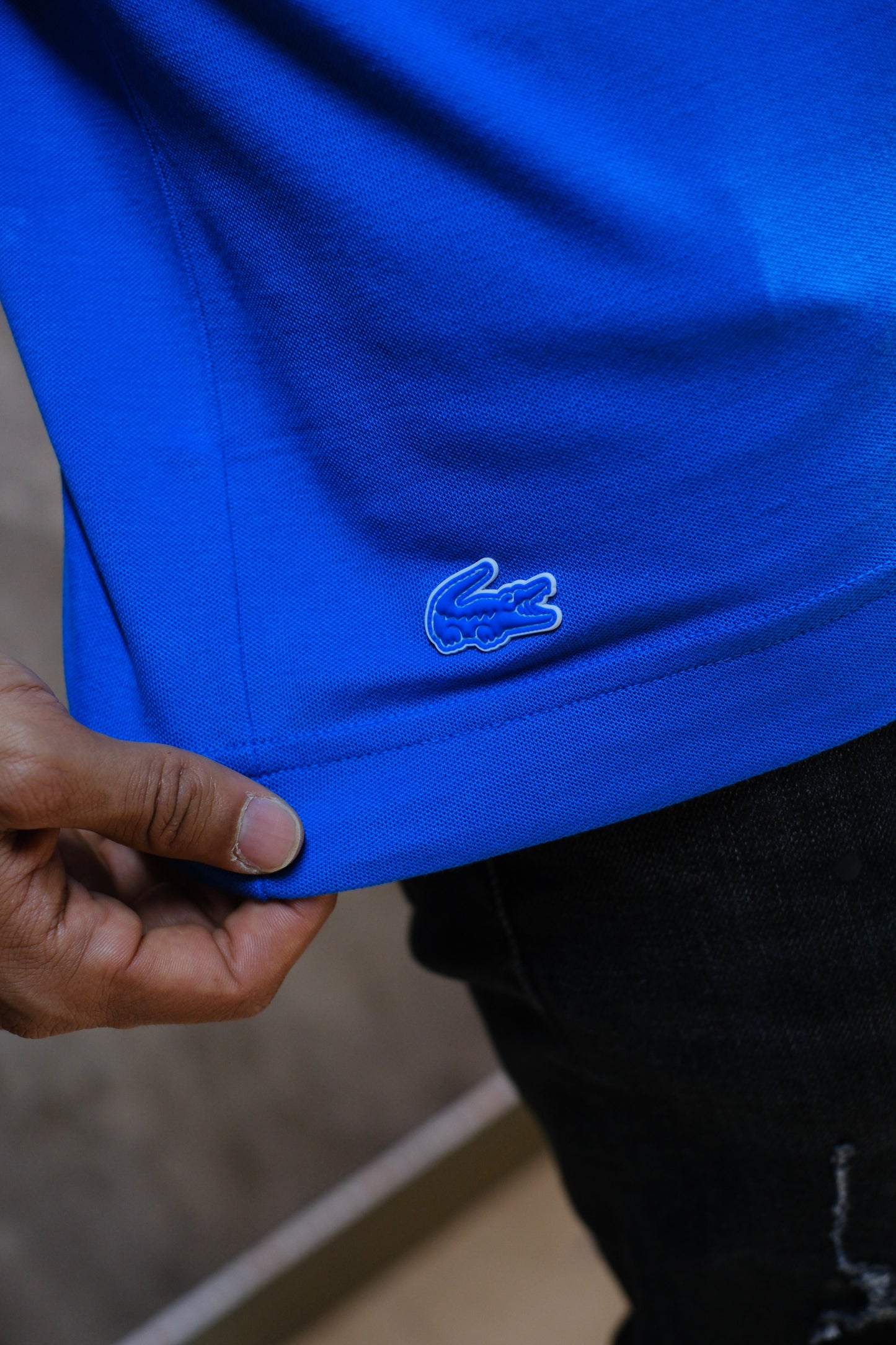 Camiseta LAC Azul Logo Blanco