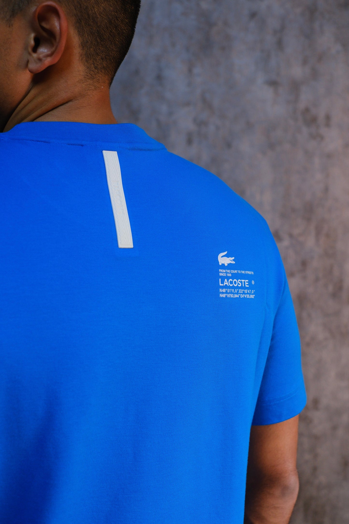 Camiseta LAC Azul Logo Blanco