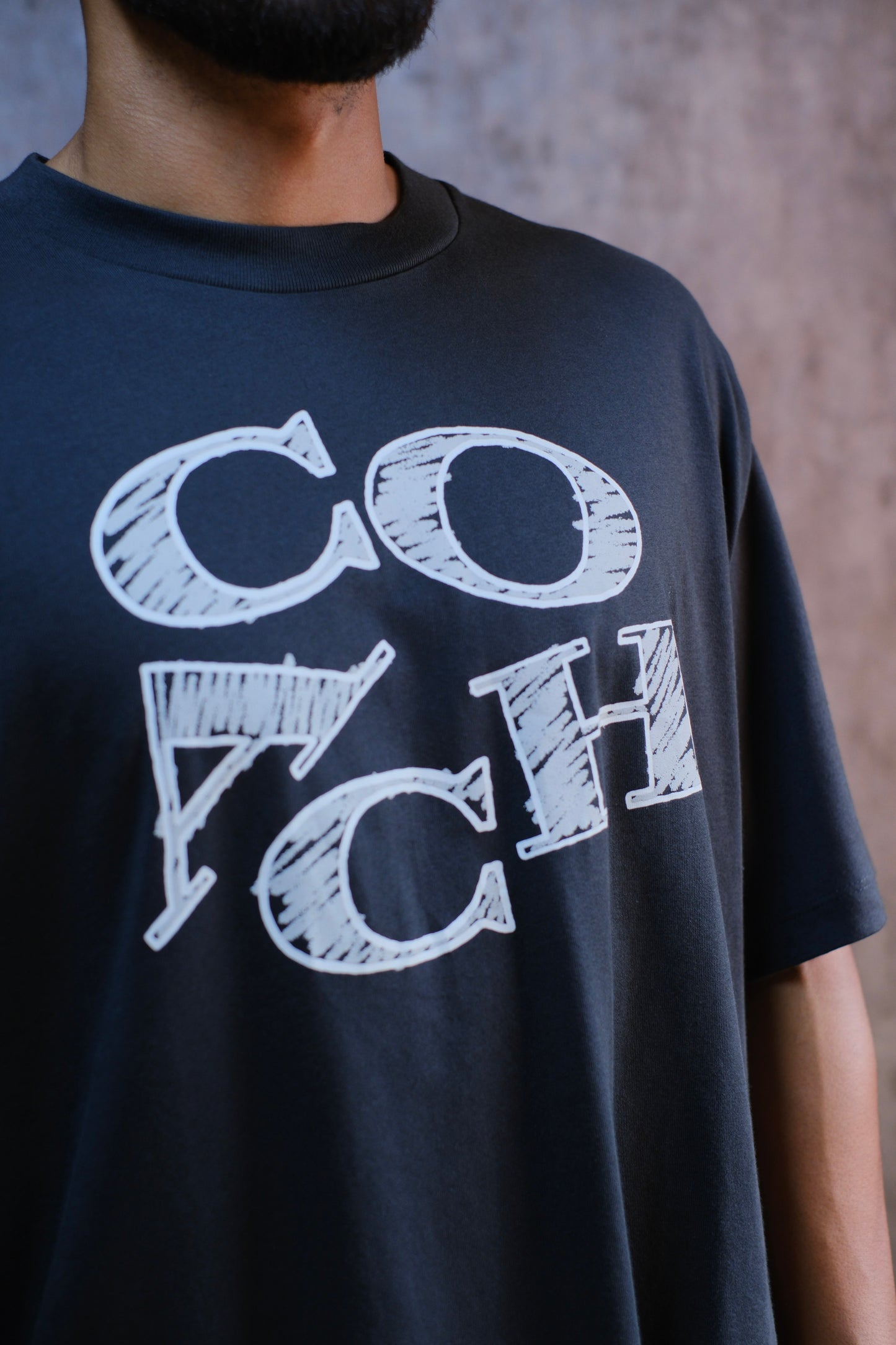 Camiseta COA Gris Logo Blanco