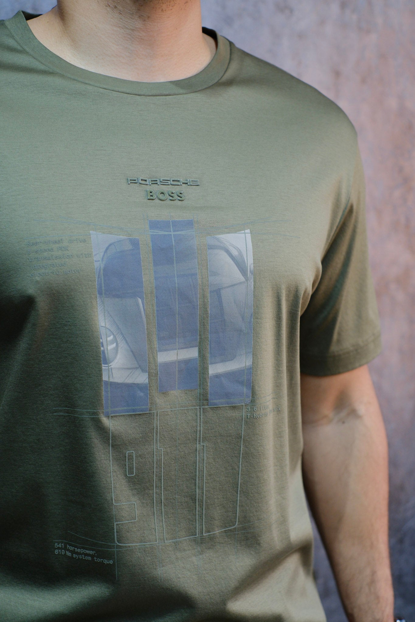 Camiseta HUG Porsche Verde