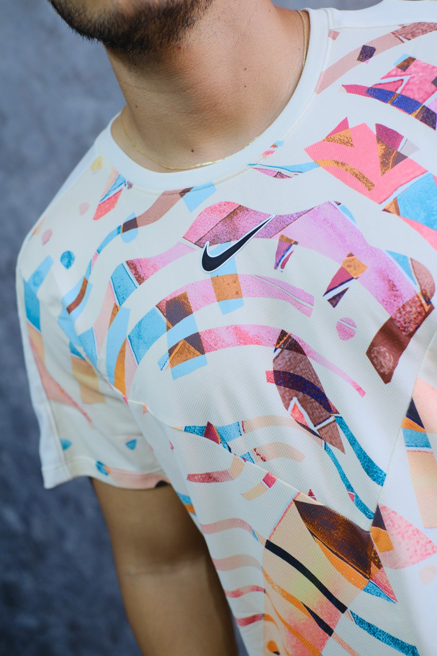 Camiseta NIK beige