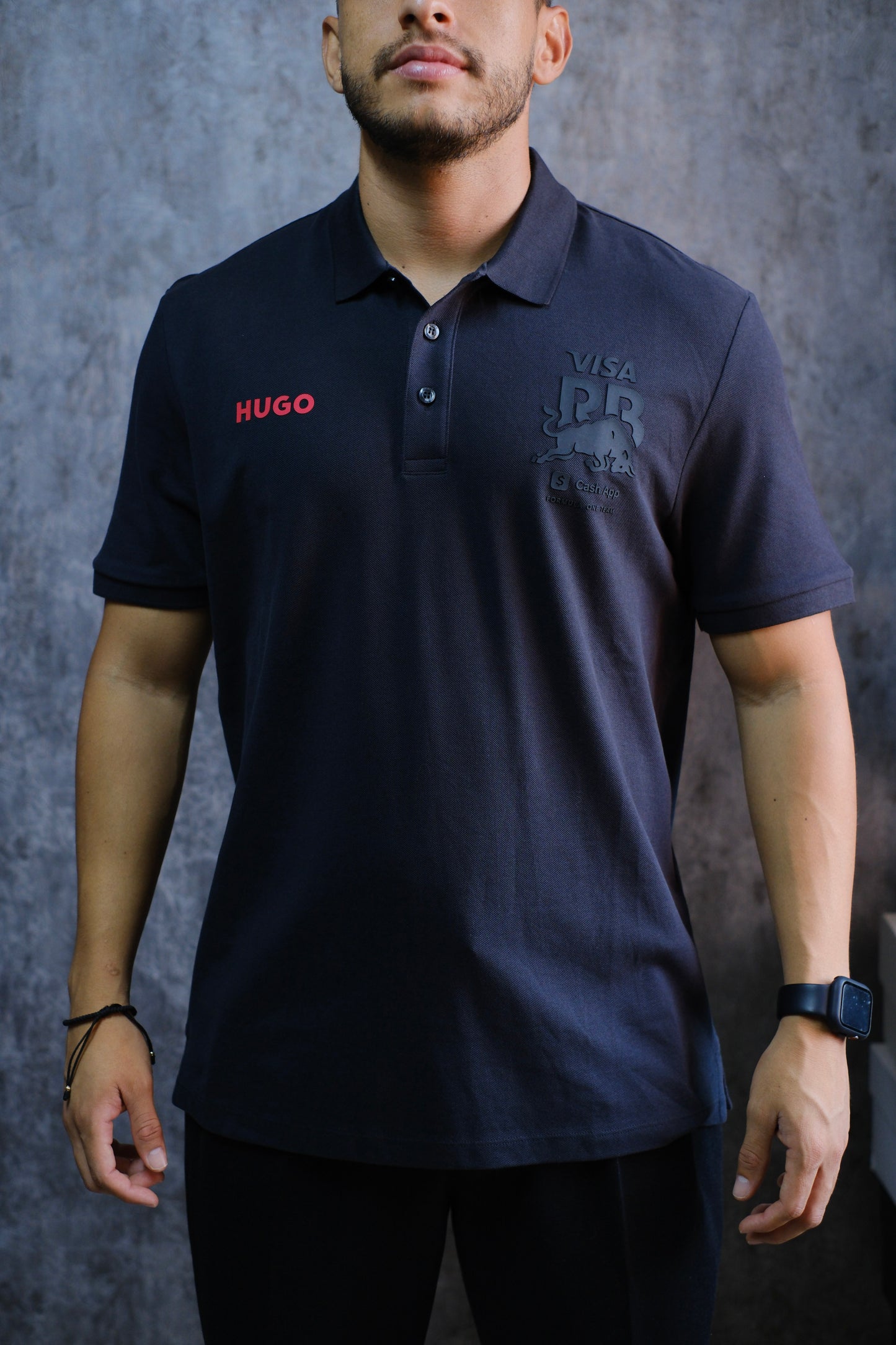 Polo HUG RB negra