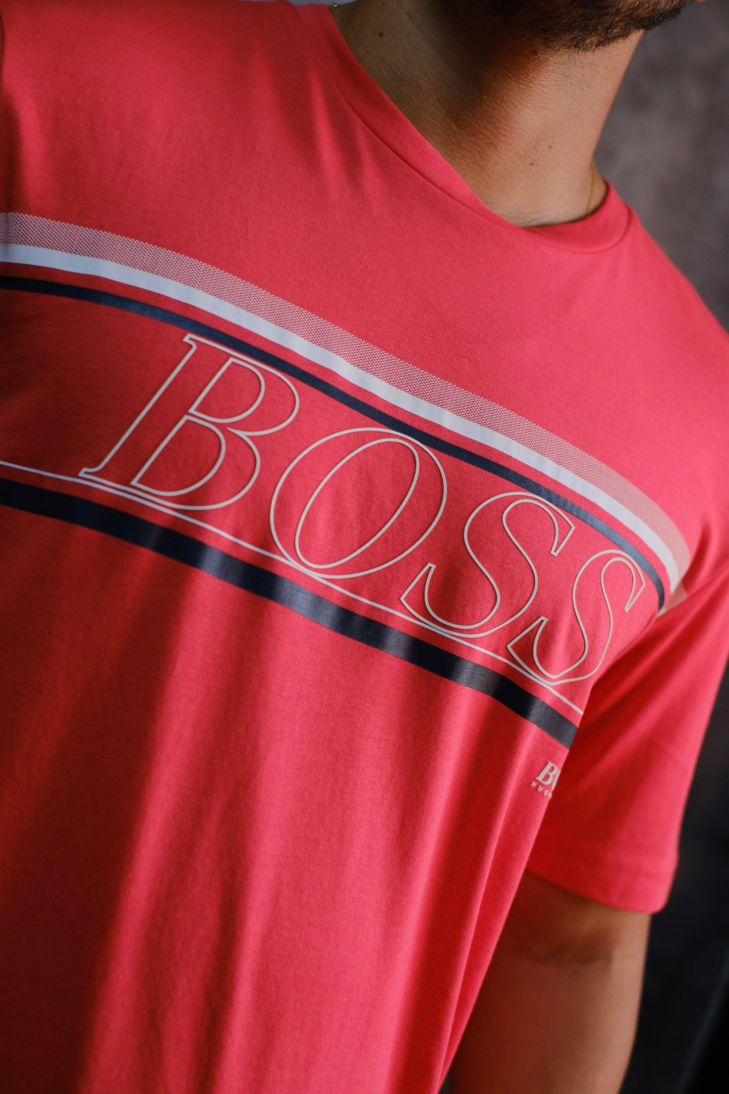 Camiseta HUG SALMON
