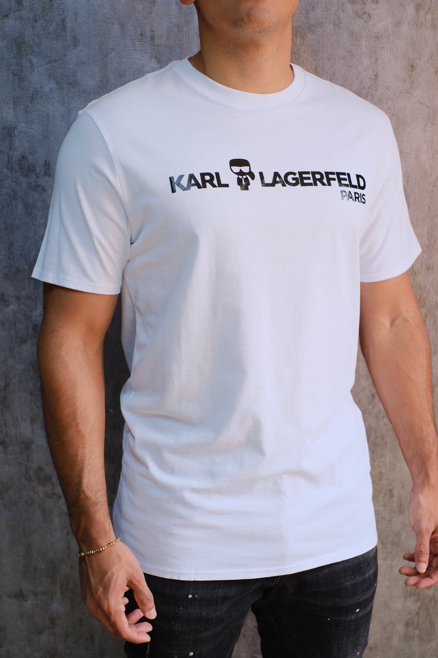 Camiseta KAR Blanca Logo Negro