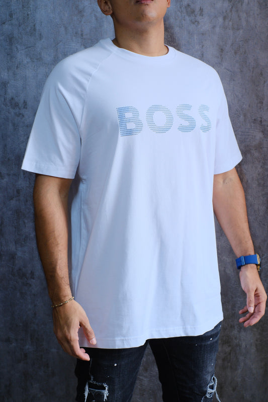 Camiseta HUG Blanca Logo Azul