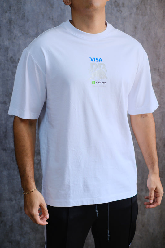 Camiseta HUG RB Blanca Estampado Rojo