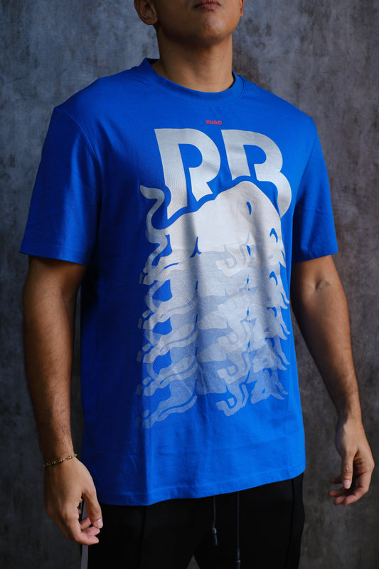 Camiseta HUG RB Azul Logo Gris