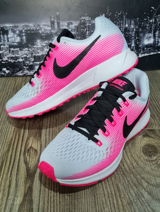 Tenis NIK Dama Fucsia Con Gris