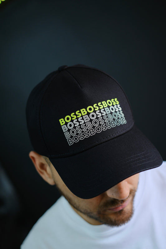Gorra HUG Negra Logo Multicolor