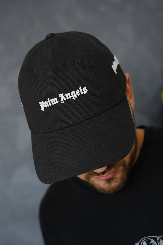 Gorra PAL Negra Letras Blancas