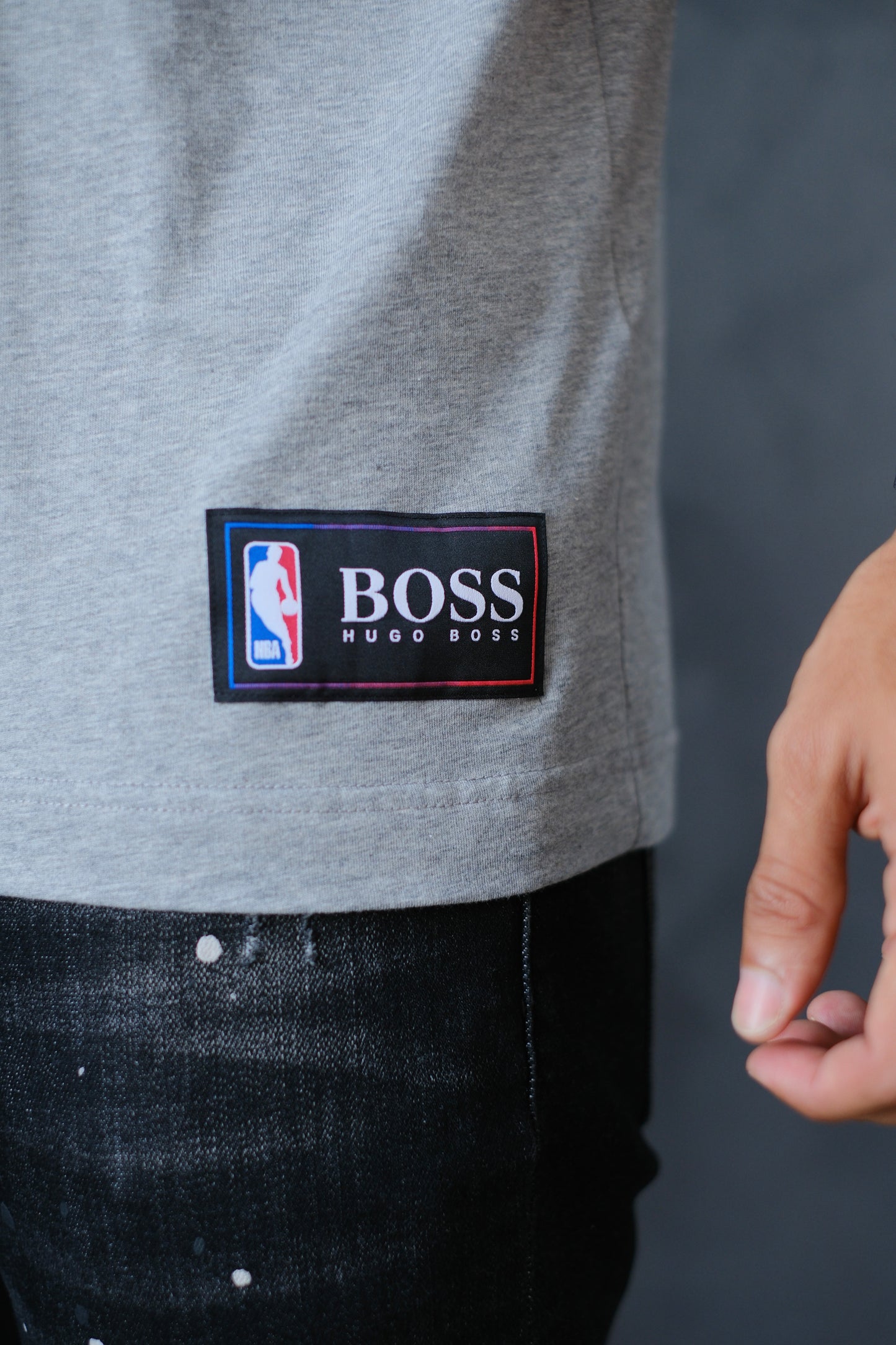 Camiseta HUG gris logo Miami Heat