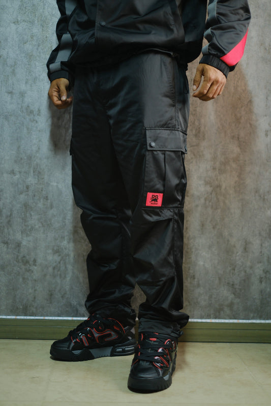 Sudadera HUG RB Negro Logo Rojo