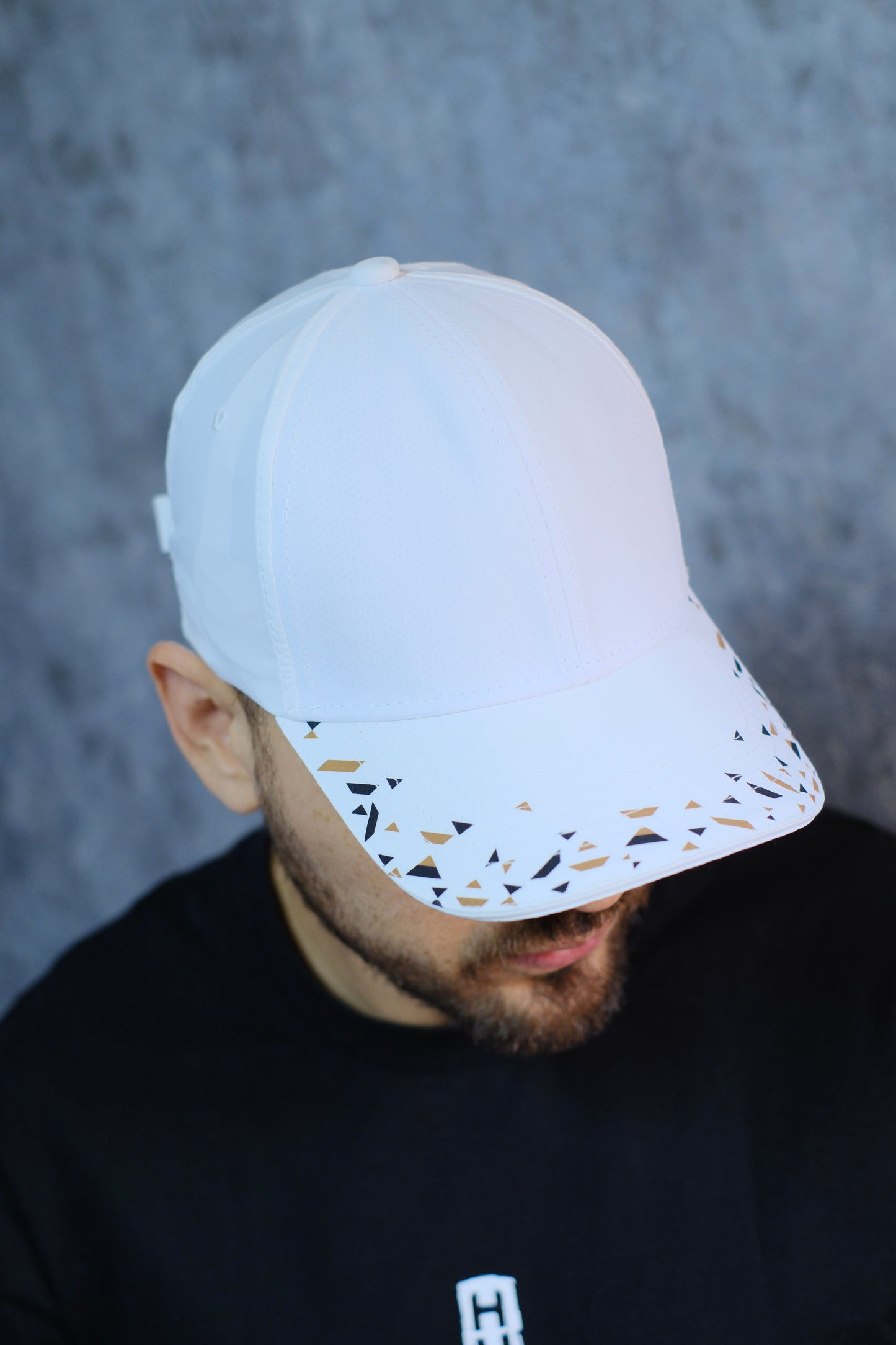 Gorra Hugo Blanca Logo Negro