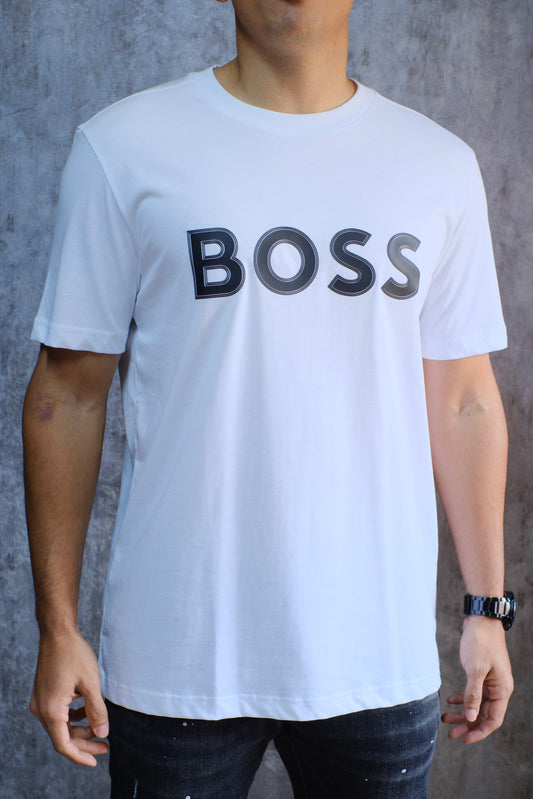 Camiseta HUG Blanca Logo Negro