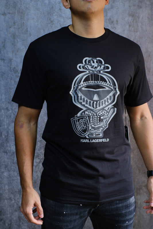 Camiseta KAR Negra Logo Muñeco