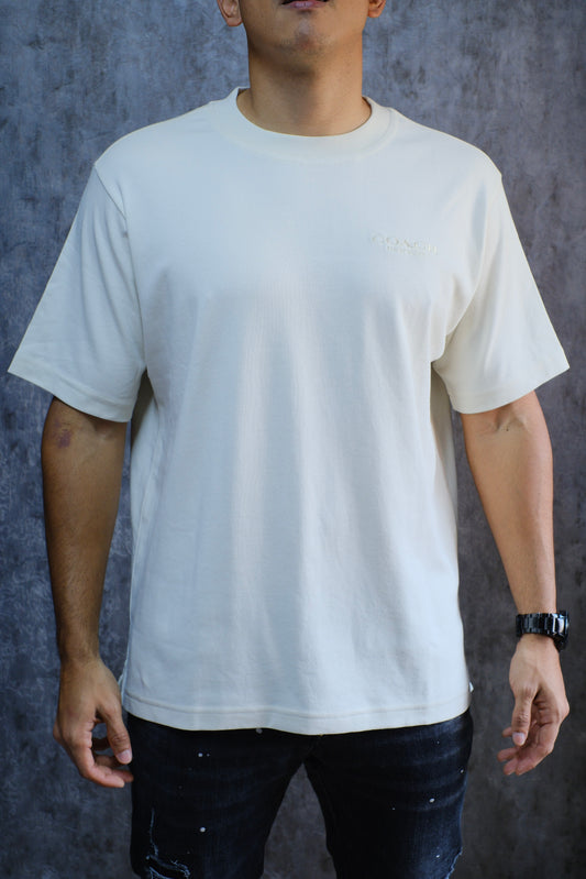 Camiseta COA Beige Logo Bordado