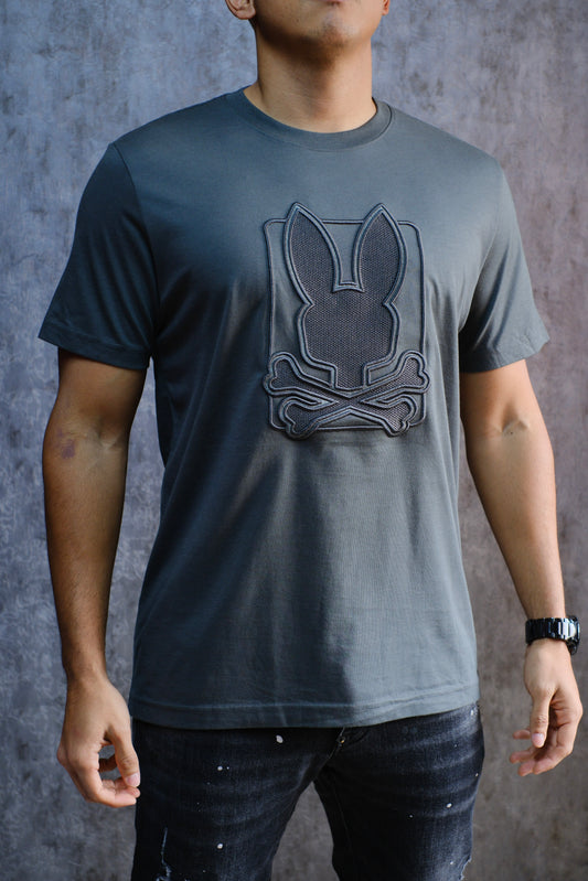 Camiseta PSY Verde Oscuro Logo bordado