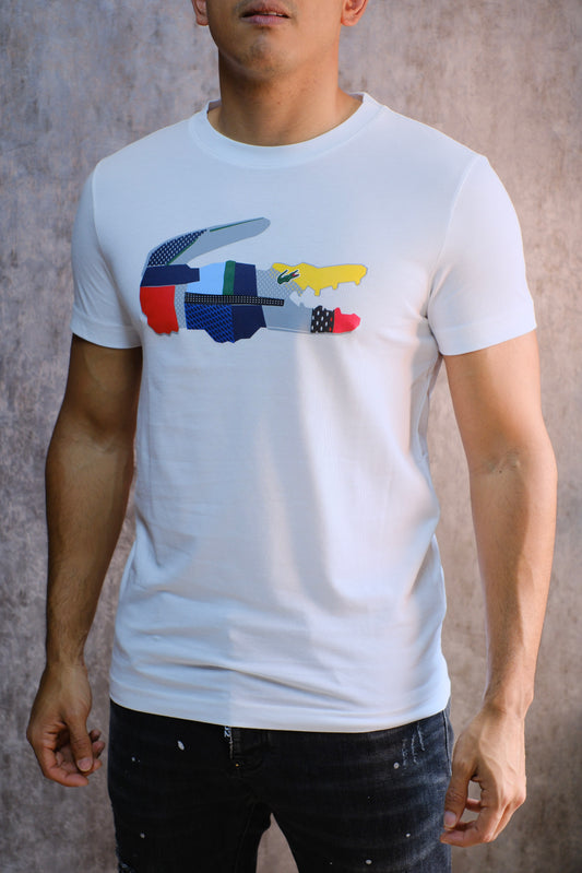 Camiseta LAC Blanca logo Cocodrilo