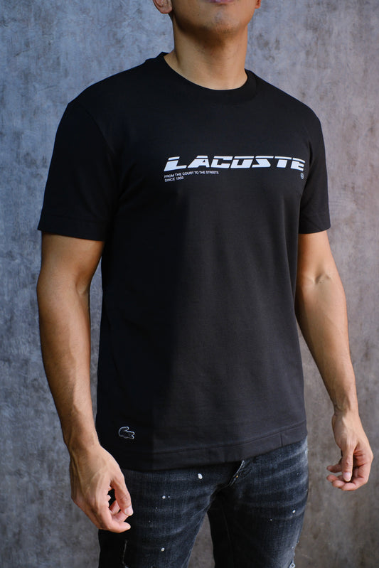 Camiseta LAC Negra Logo Blanco