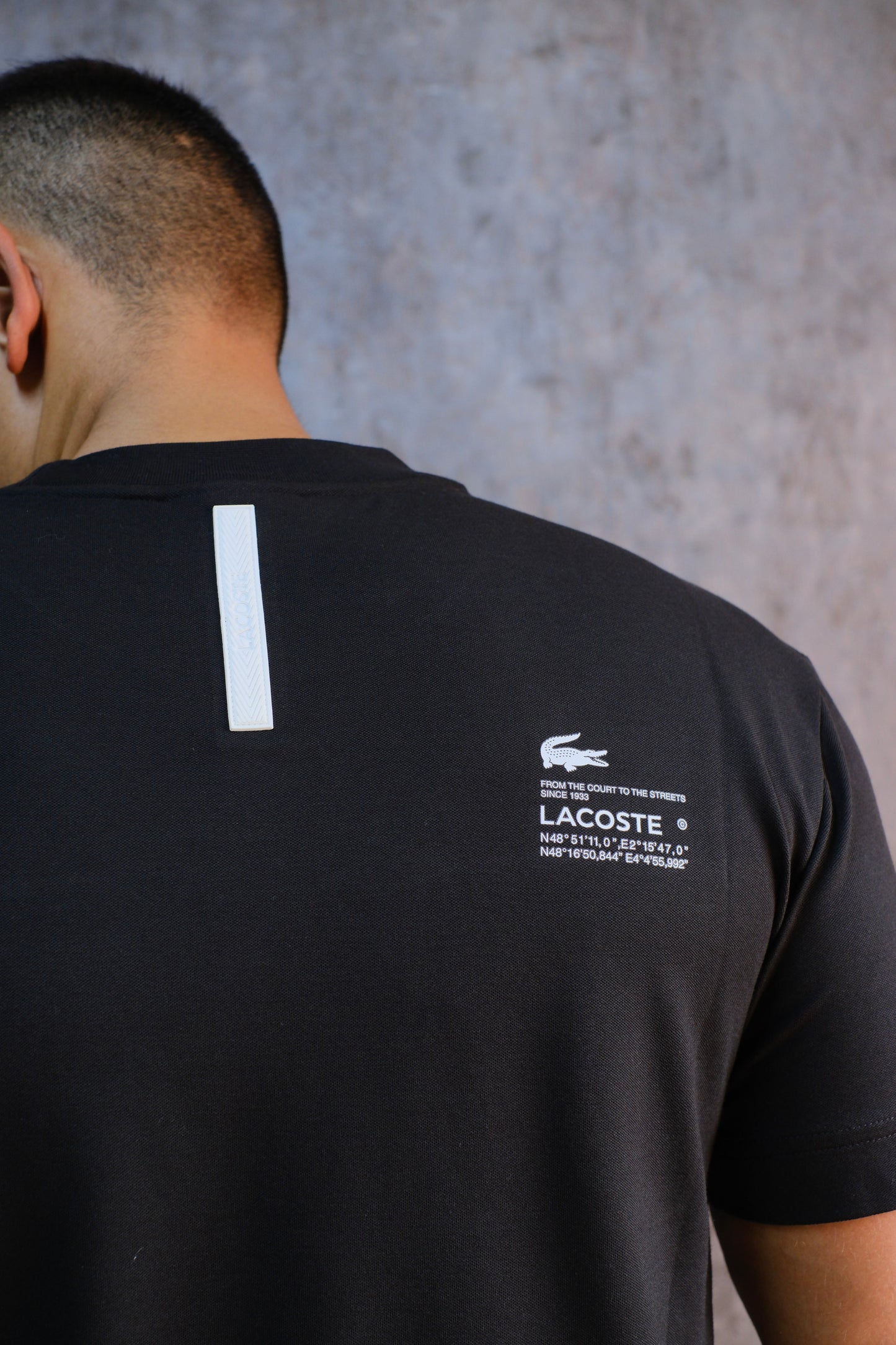 Camiseta LAC Negra Logo Blanco
