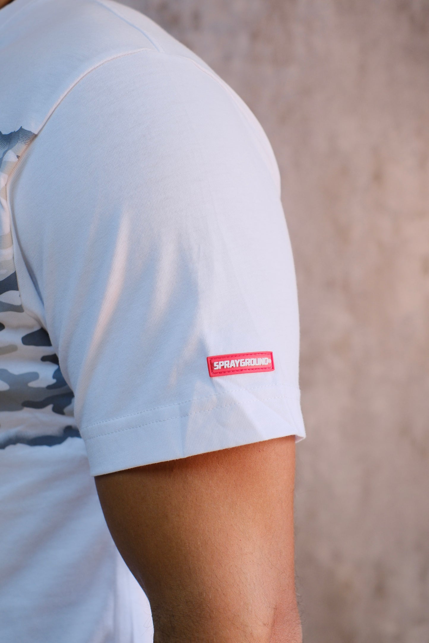 Camiseta SPR Blanca Logo Gris