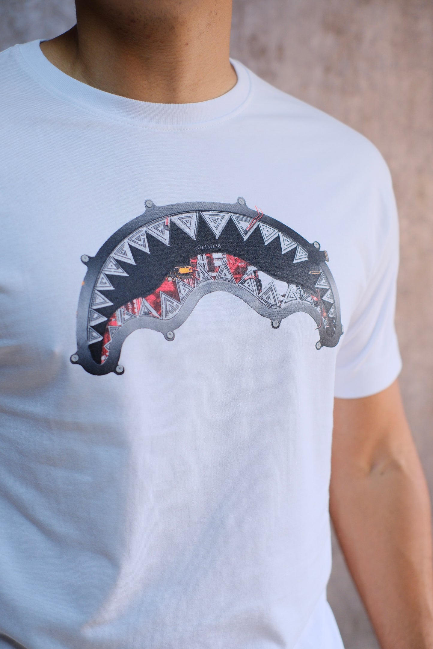 Camiseta SPR Blanca Logo Dientes