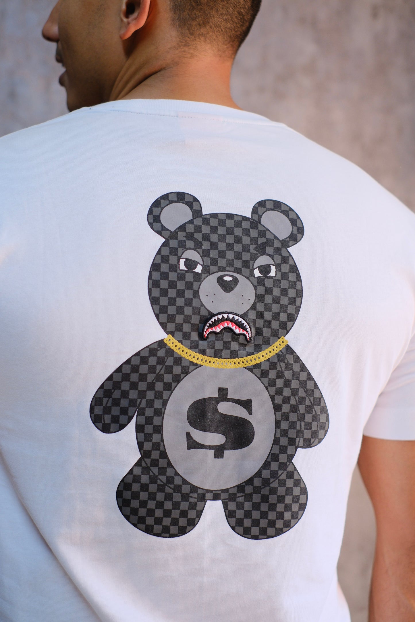 Camiseta SPR Blanca Estampado Oso