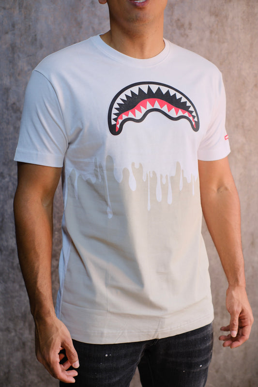 Camiseta SPR Blanca Con Detalles beige