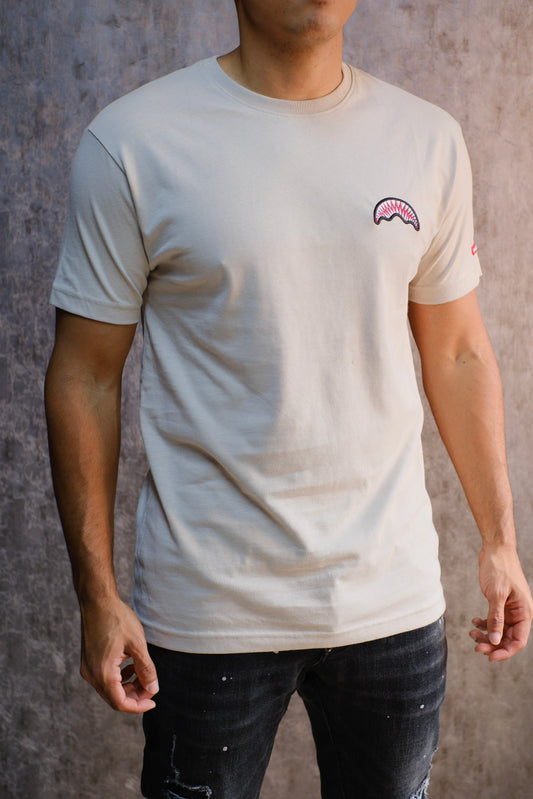 Camiseta SPR Beige Logo Bordado