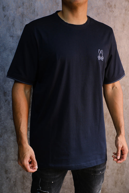 Camiseta PSY Azul Logo Bordado