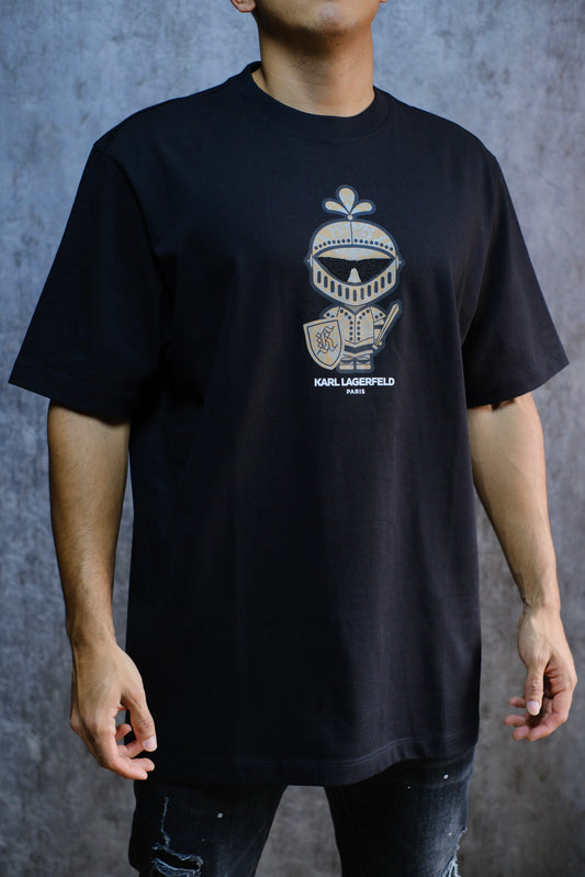 Camiseta KAR Negra Logo Muñeco