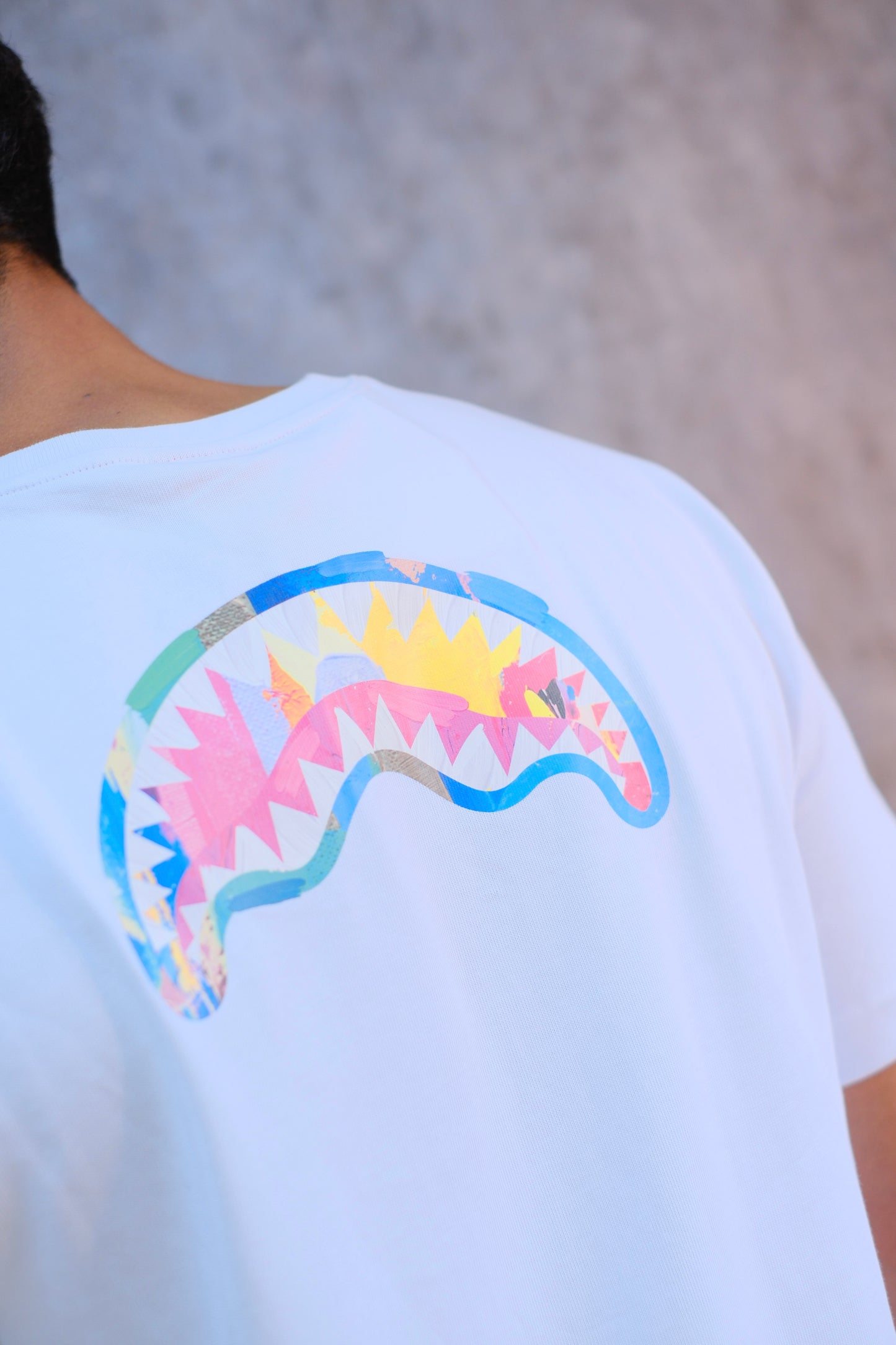 Camiseta SPR Blanca Estampado Colores