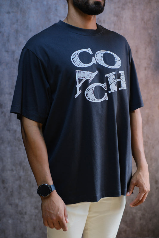 Camiseta COA Gris Logo Blanco
