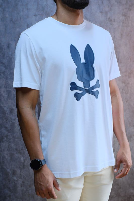 Camiseta PSY Blanca Logo Negro