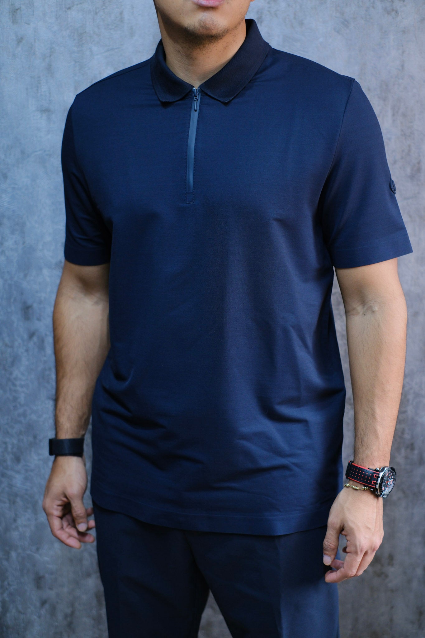 Camisa HUG azul oscuro