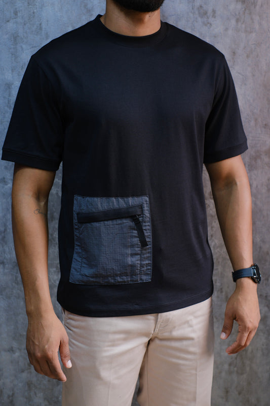 CAMISETA HUG NEGRA