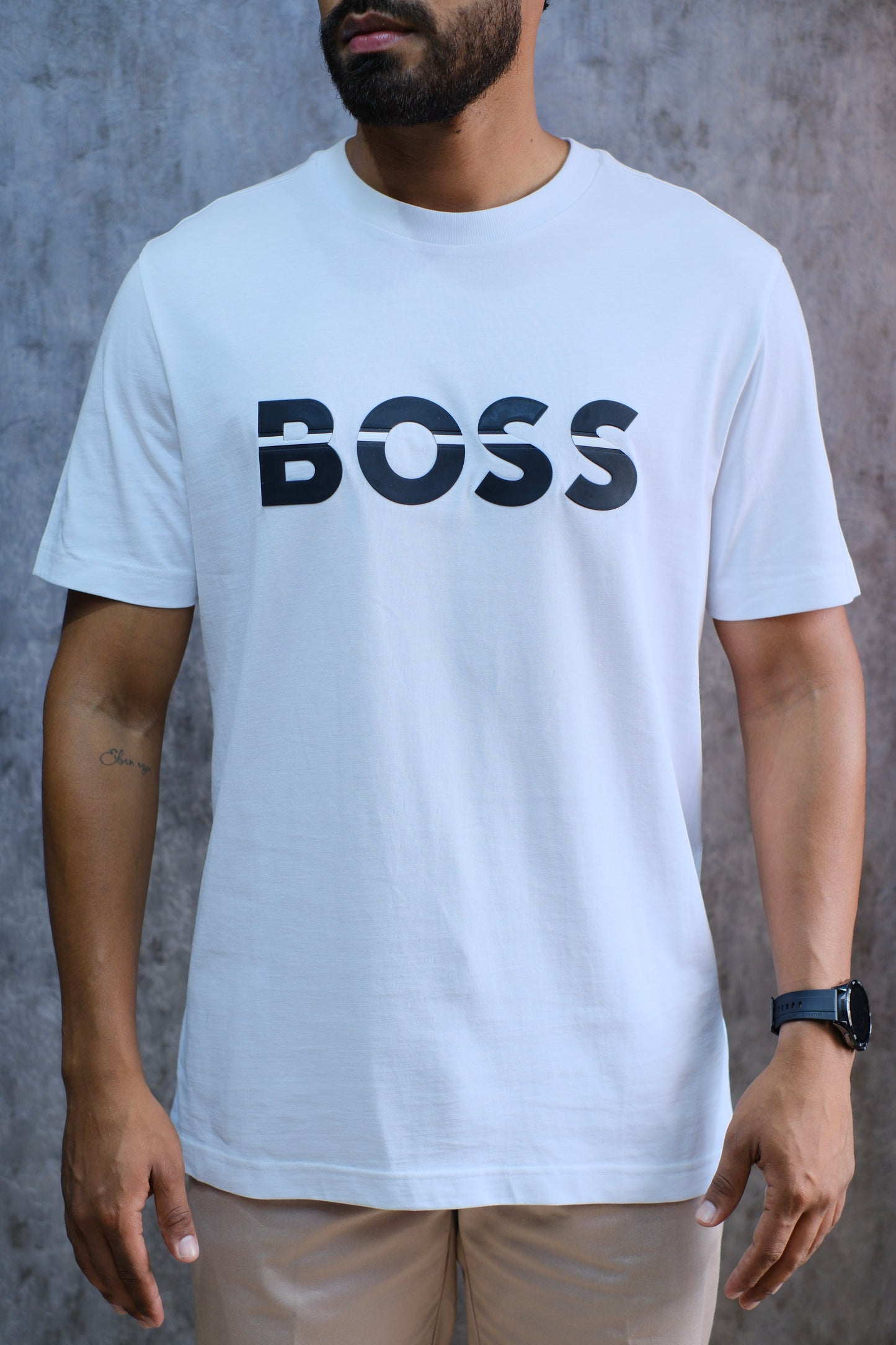 CAMISETA HUG BLANCA