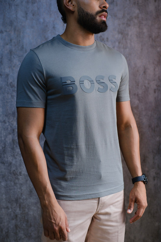CAMISETA HUG GRIS CLARO