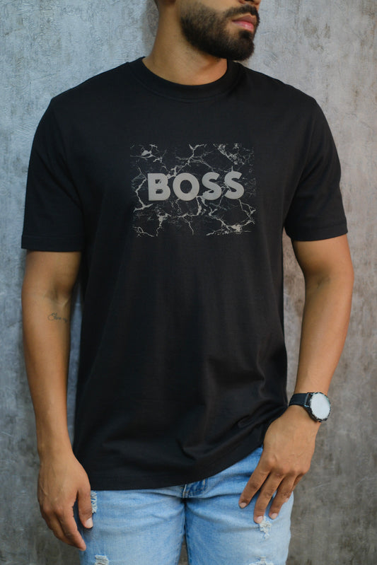 CAMISETA HUG NEGRA